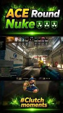 Flawless Nuke ACE in Counter-Strike 2! ☢️ #cs2 #ace #nukemap