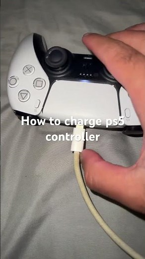 How to charge ps5 controller