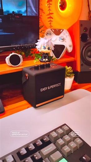 Medoky | Design & Setup on Instagram: "Small in size, rich in sound.✨🔊 We’re collaborating again with @easyandperfectid , this time with the Wireless Portable Speaker LITTLE—small, stylish, yet full-bodied. Its premium materials deliver high-fidelity sound with a clear 8W output, with treble and bass that you can adjust to your mood. Supports Bluetooth 5.3 for a fast and stable connection, plus flexible input modes (USB, AUX, TF Card). The 1,200 mAh battery lasts up to 6 hours and can be fully