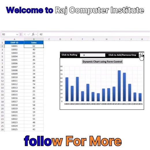 Make Dynamic Charts with VBA in Excel (Easy Method) #excel #dataextractor #exceltips #vlookup #educa