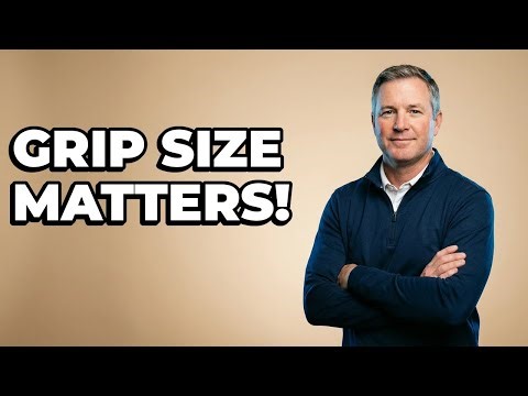 Should I change golf grip size for comfort?