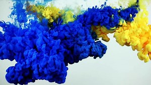 Super slow motion Explosion of color powder on black background. Filmed on a high-speed camera at 1000 fps. High quality FullHD footage