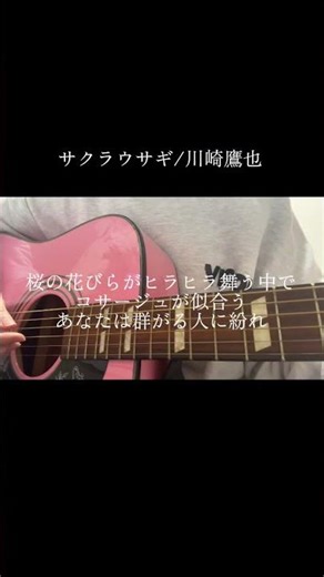 サクラウサギ/川崎鷹也 (弾き語り covered by yunico) #歌ってみた #弾き語り#川崎鷹也