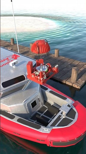 How Gyro boat stabilizer works #americafacts #3danimationshorts