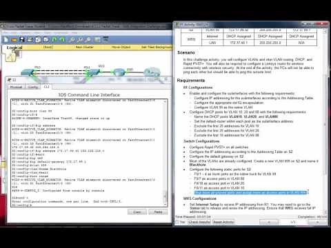 4.5.1.2 Packet Tracer - Skills Integration Challenge