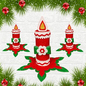 95K views · 947 reactions | best christmas candles for light decoration | My Arts & Crafts | Facebook