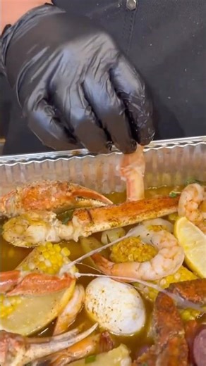 Easiest Seafood Boil Ever #foodie #cooking #shorts