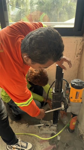 CONCRETE CORING WORKS #concretecoring #RebarScanning #plumbing #rcnengineering
