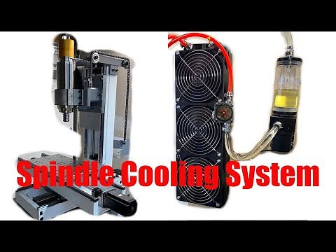 CNC spindle cooling system