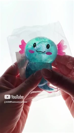 Axolotl Squishy Toy ASMR: Cute & Satisfying Experience