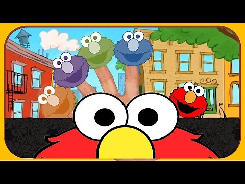 Elmo Sesame Street Finger Family Song Nursery Rhymes for Children and Kids