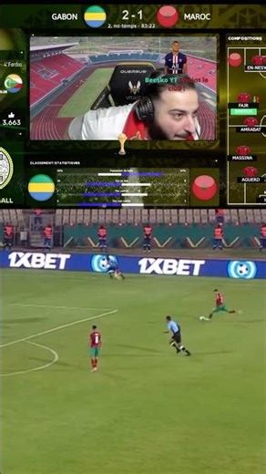 L’immigré parisien réact à Maroc - Gabon 😍 Quel but d’Hakimi ⚽️ #football #maroc #immigreparisien