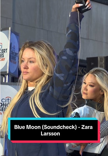 Zara Larsson Live: ‘Blue Moon’ Soundcheck in Manhattan