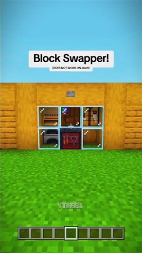 Minecraft Block Swapper Machine You’ve Never Seen 🤯||#shorts
