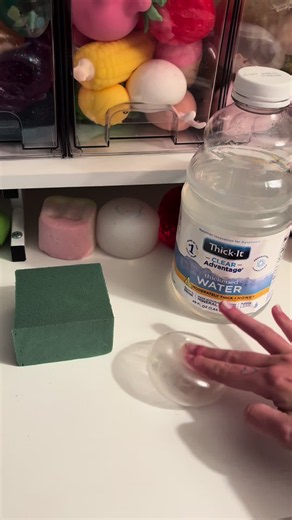 I made sure to fill it with more water this time🤩 #satisfying #squishy #stressball #asmr #asmrsounds