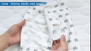 Swaddle Blankets 3-6 Months, Adjustable & Large Infant Swaddle Sack, Organic Baby Swaddle for Newborn Boy or Girl, 100% Breathable Cotton Swaddles Sleep Sack with Adjustable Wings