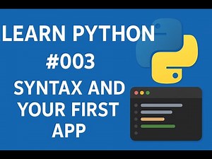 day1: Learn Python in darija #003 - Syntax And Your First App