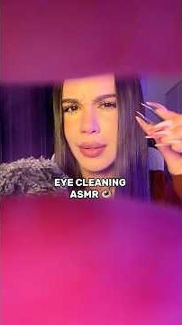 Eye cleaning ASMR 👀💤 visual triggers & sounds for sleep 😴 #asmr #asmrtriggers #asmrsounds
