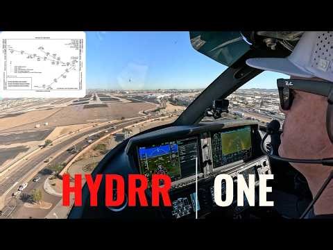 Flying the HYDRR 1 Arrival into Phoenix: Vision Jet IFR