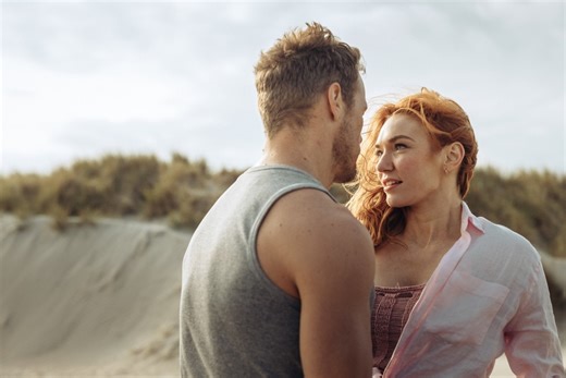 Sam Heughan and Eleanor Tomlinson on the "debaucherous fun" of The Couple Next Door