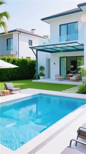 Modern Luxury Home: Pool, Garden & Outdoor Living Harmony!
