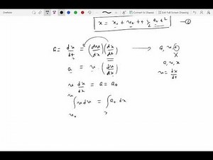 2.3 Rectilinear Motions of Particles Constant and Non Constant Acceleration