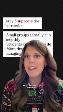 Daily 5 Explained | How To Use It With Any Reading Curriculum