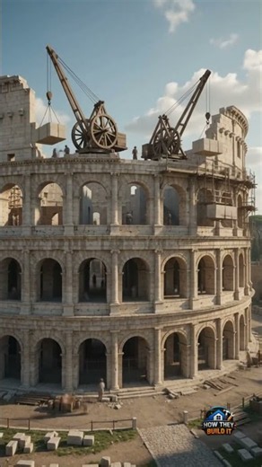 How They Built the Colosseum in Rome 🏛️ The Ancient Engineering Secret!
