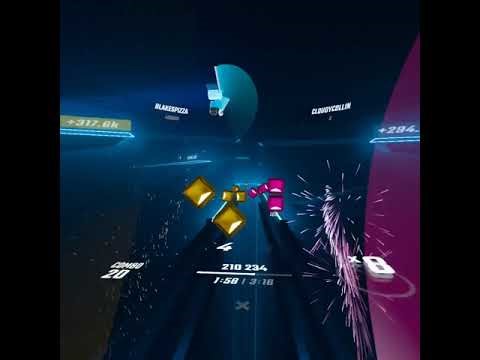 Beat Saber but the tracking gets progressively worse