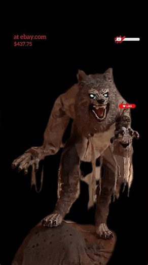 Lanky Werewolf Halloween Animated Prop - 4.9ft #horror #halloween #scary #bhoot #ghost