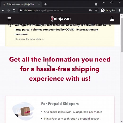 1.8K views · 26 reactions | Want to use Ninja Van delivery service...