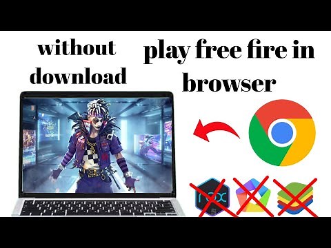 how to play free fire on browser in pc and laptop || without emulator ||