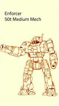 BattleTech: Enforcer BattleMech (#mechwarrior #battletech #battletechlore #scifi)