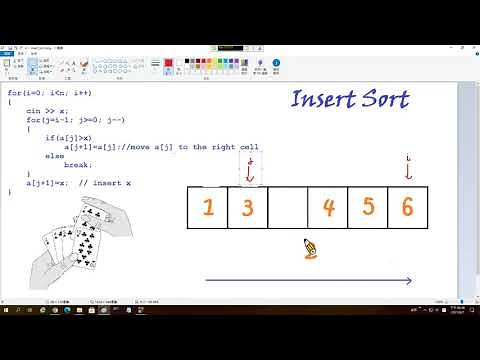 插入排序法(insertion sort)