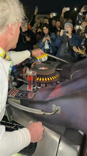 Çetin Bozkurt on Instagram: "Back to the future scene recreated. Doc and Marty put plutonium into the Time Machine at Twin Pines Mall. Feb 15, 2025"