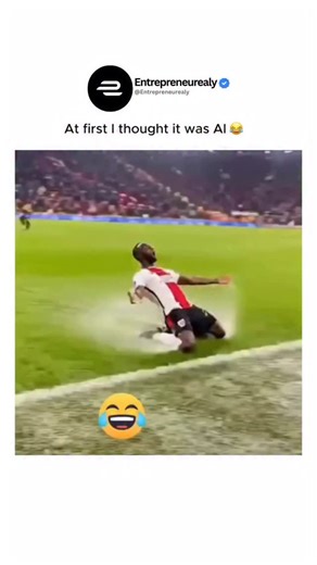 Entrepreneurs Ealy on Instagram: "AI videos are slowly ruining the charm of real entertainment. The internet is now flooded with fake AI-generated clips, making it harder for people to distinguish between what’s real and what’s artificial. From football highlights to sports interviews, many creators are using AI to produce hyper-realistic but misleading videos that spread rapidly online. These AI-made sports clips often show fake goals, celebrations, interviews, or celebrity actions, confusing v