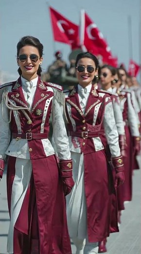 🔥 Turkish Female Soldiers Pride, Style & Strength Combined! 💪🇹🇷 터키 여성 군인들의 자부심과 힘! #shorts #military