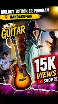 Anchoring korte giye seshe ki pelam?! 😳🎸 #shorts #viral #guitar #anchor