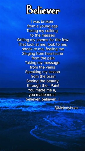 Pain! You made me a believer 🔥 #Believer #shortvideo #lyrics
