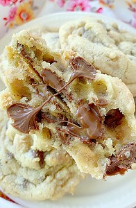Chocolate and Peanut Butter Chip Cookies