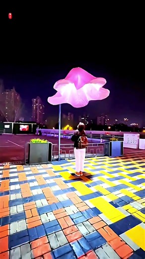 Big flower in China's school for intelligent children.