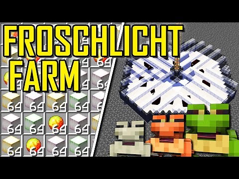 Minecraft - Einfache Froschlicht Farm / Froglight Farm - Tutorial 1.21