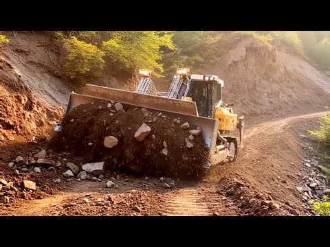 "Massive HEAVE MACHINE Bulldozer Shreds Stone Like Never Before! 🚜💥 | Epic Dozzer Video!"