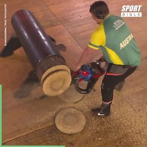 49K views · 94 reactions | "STAND TO YOUR TIMBER!"  This unique wood chopping competition determines the best lumberjacks in the world... ⚒⚒ | SPORTbible Australia | Facebook