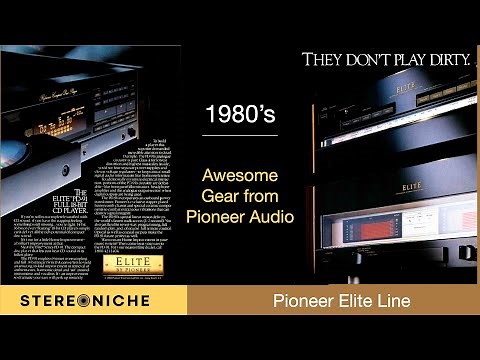 This Line of 80's Vintage Stereo Gear of Pioneer Elite Models ROCK!