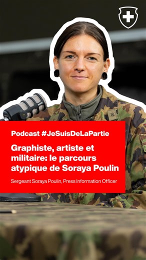Schweizer Armee | Graphiste et illustratrice de formation, Soraya Poulin est aussi sergent au sein du bataillon d’ondes dirigées 16. Dans cet épisode de la... | Instagram
