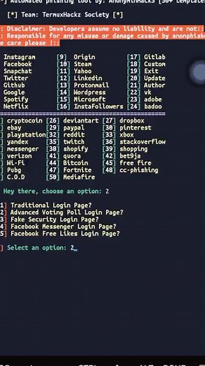 #termux #zphisher #hacker