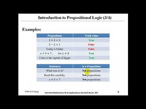 Discrete Mathematics - Chapter 1 part 1