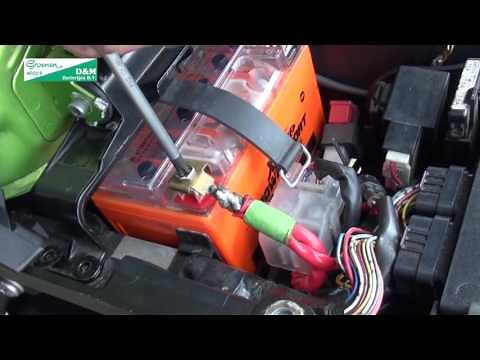 Motor accu wisselen / monteren