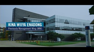 Kina Wiiya Enadong Building, formerly known as the MW Social Science Building at U of T Scarborough, is one of four campus spaces to have undergone a renaming process. For Elder Josh the ethos of 'multiple perspectives' and 'everyone spirit mind' guided the new name. Learn more: https://www.utsc.utoronto.ca/indigenous-place-making | University of Toronto Scarborough (UTSC)